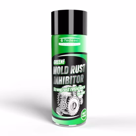 Inhibiteur de rouille vert 500 ml, spray antirouille pour moules métalliques, lubrifiant de protection 5 ans pour moulage par injection et métal